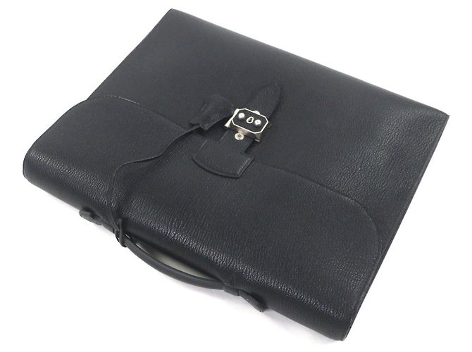 Hermès Sac Adepeche Lite1-37 Chevre Briefcase - vista 6