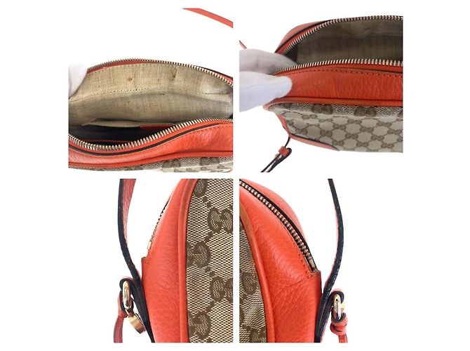 Borsa a tracolla Gucci GG Canvas Leather - vista 5