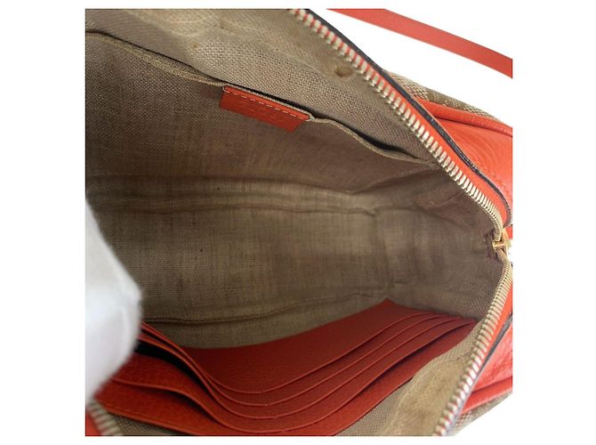 Borsa a tracolla Gucci GG Canvas Leather - vista 6