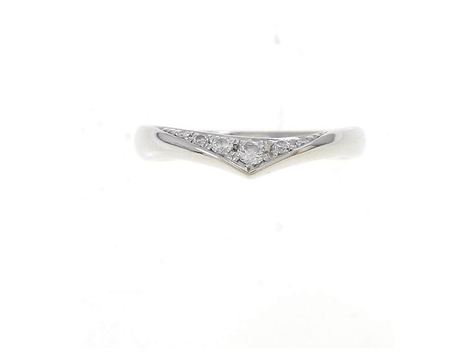 Autre Marque Anello in platino PT900 e diamanti - vista 2