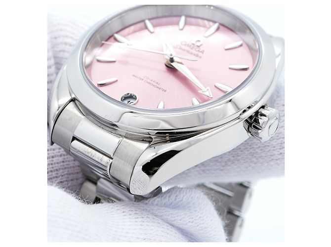Reloj Omega Seamaster Aqua Terra Esfera Rosa - vista 7
