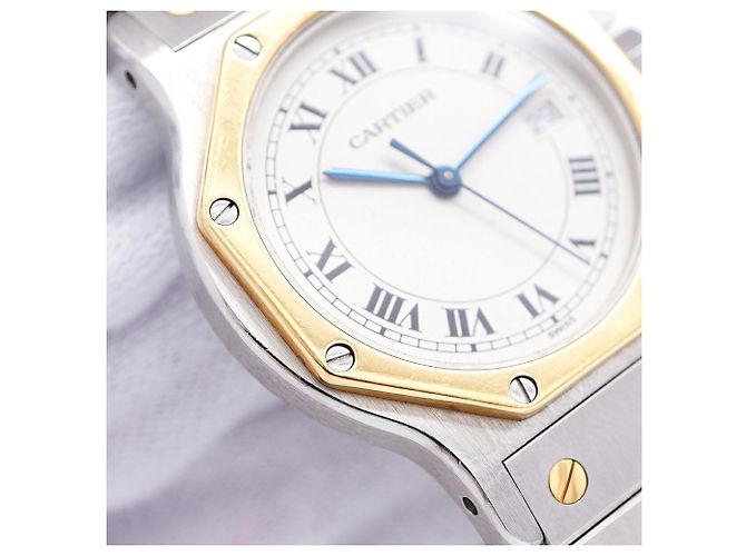 Orologio Cartier Santos Octagon LM - vista 7