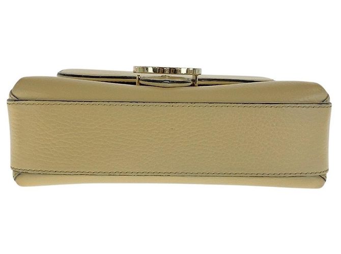 Gucci Interlocking Schultertasche aus Leder - Ansicht 10