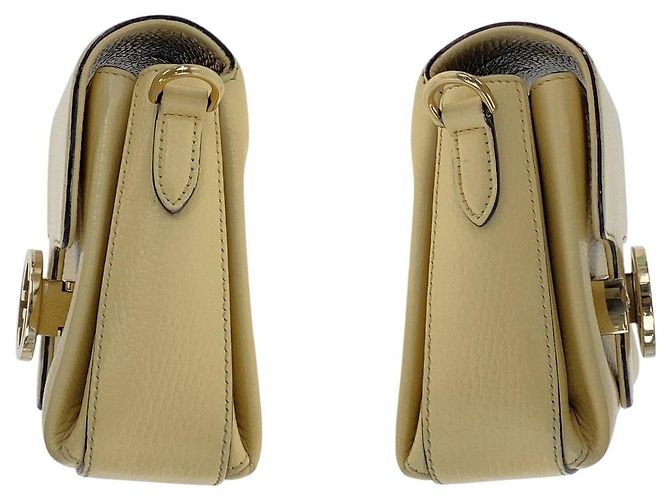 Gucci Interlocking Schultertasche aus Leder - Ansicht 8