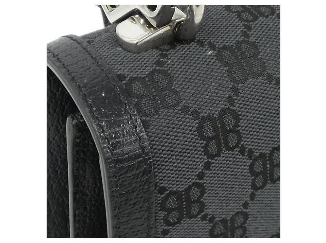 Bolso Balenciaga Hacker Small Canvas Bag Negro - vista 5