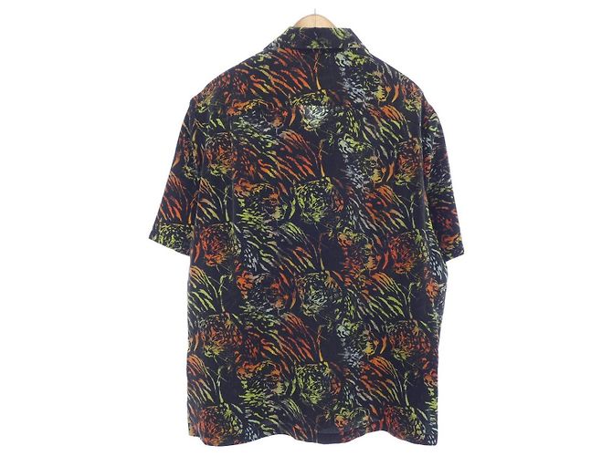 Céline Camisa de manga corta de seda CELINE Negro - vista 2