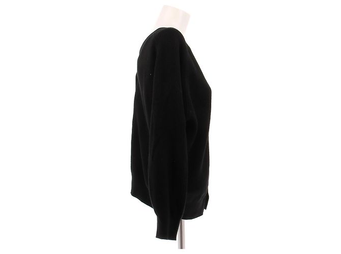 Cárdigan negro de lana Hermès - vista 3