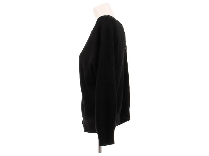 Cárdigan negro de lana Hermès - vista 4