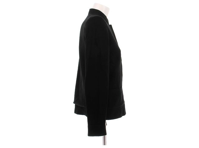 Colete preto de cashmere Hermès - vista 3