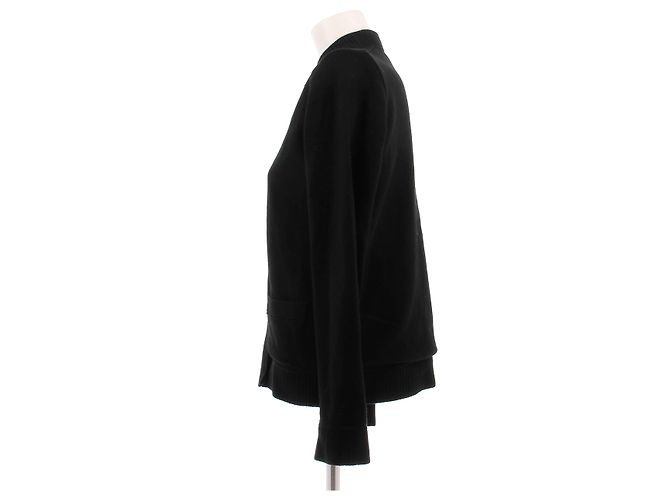 Colete preto de cashmere Hermès - vista 4
