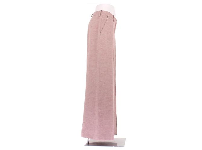 Pantalones Laurence Bras de lino rosa 36 - vista 3