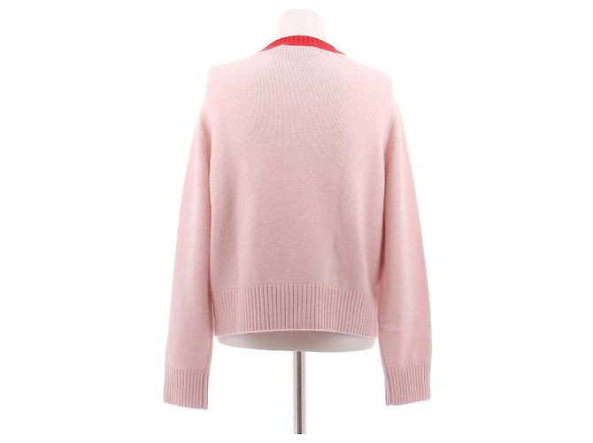 Paul & Joe Strickjacke aus Wolle rosa rot - Ansicht 2