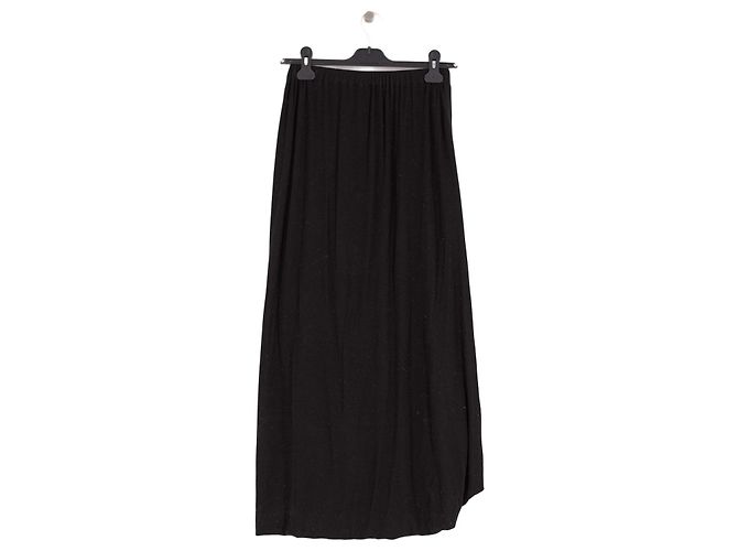 Autre Marque Falda larga negra THE GARMENT de algodón Talla S - vista 2