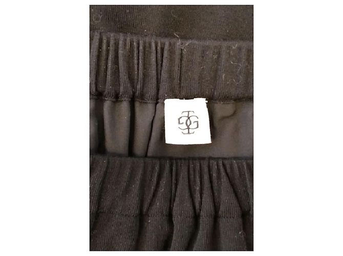 Autre Marque Falda larga negra THE GARMENT de algodón Talla S - vista 5