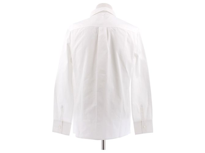 Camisa Hermès de algodón blanca Talla 38 - vista 2