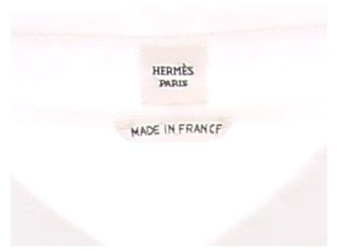 Camisa Hermès de algodón blanca Talla 38 - vista 5