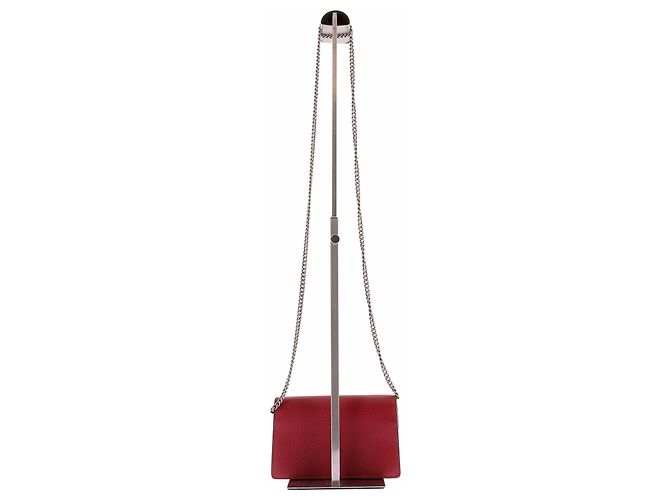 Gucci Handtasche aus rotem Leder - Ansicht 10
