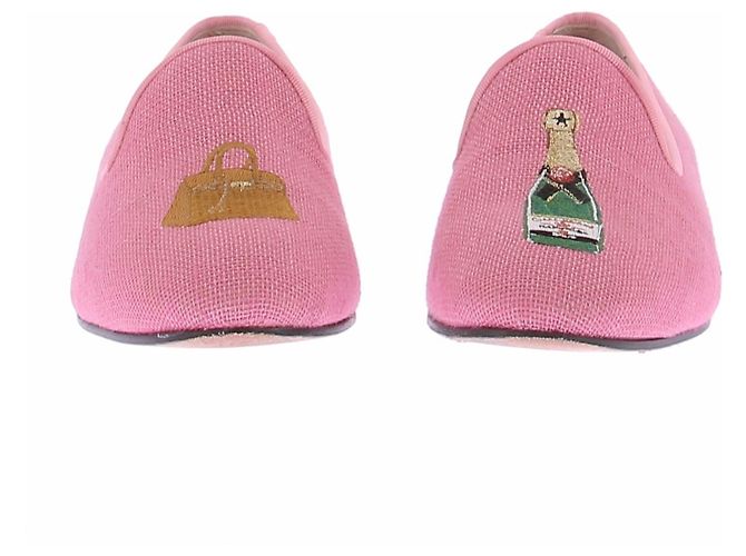 Autre Marque CALITAS WORLD Hausschuhe aus Leder Rosa Größe 38 - Ansicht 3
