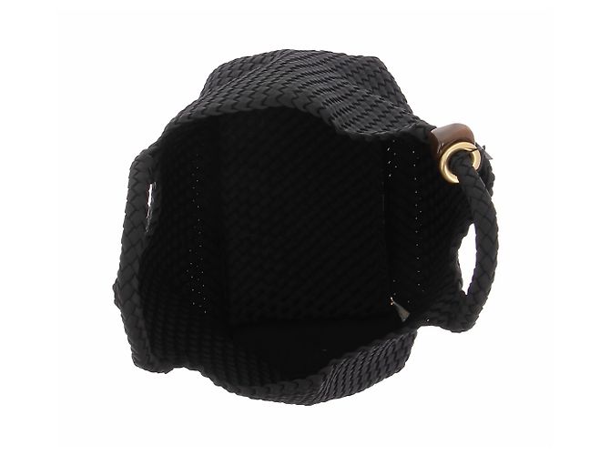 Autre Marque NAGHEDI Tasche schwarz geflochten - Ansicht 4