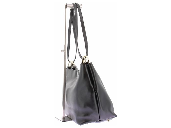 Autre Marque Borsa "Eterno Black Soft" Nero - vista 5