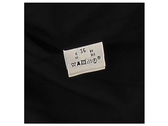 Hermès black wool jacket with leather details - view 9