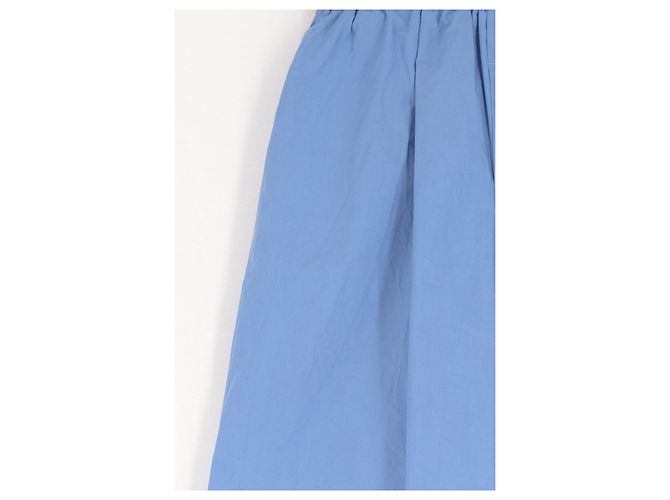 Autre Marque Pantaloncini in cotone blu THE FRANKIE SHOP - vista 4