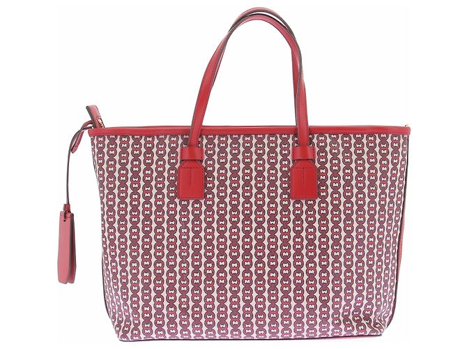 Borsa tote Tory Burch in pelle rossa - vista 3