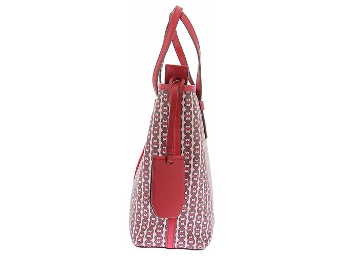 Borsa tote Tory Burch in pelle rossa - vista 4