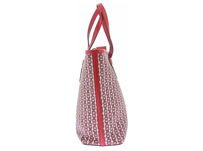 Borsa tote Tory Burch in pelle rossa - vista 5