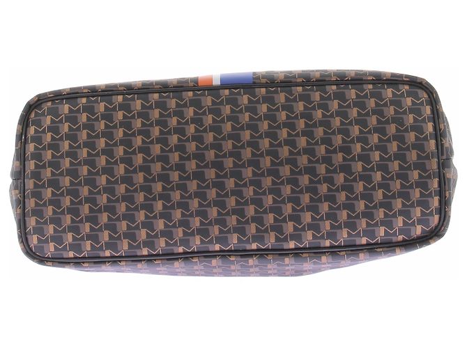 Autre Marque Borsa a mano MOYNAT in pelle nera e marrone - vista 6