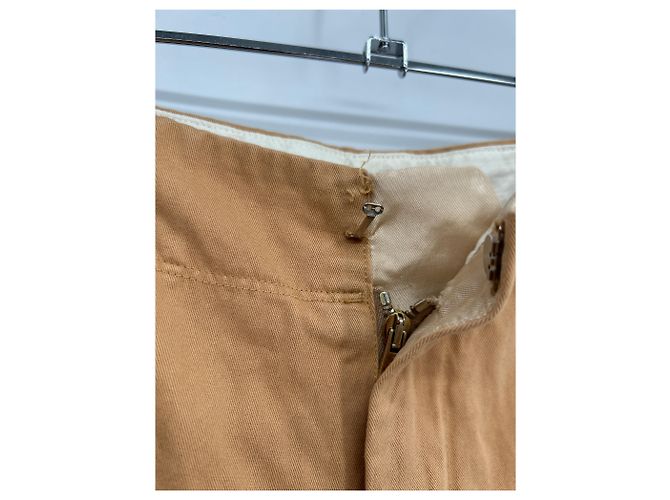 Autre Marque FORTE_FORTE Hose aus Baumwolle Camel - Ansicht 3