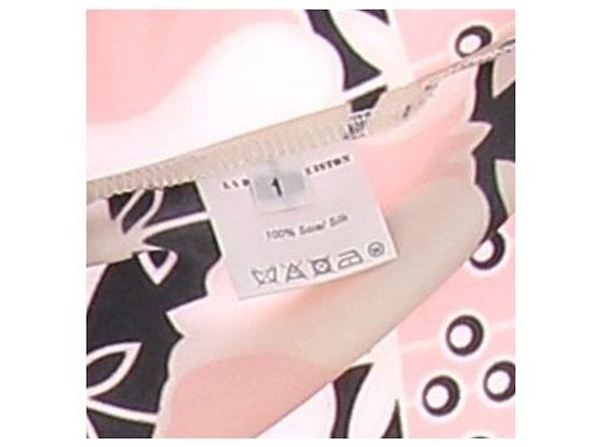 La Prestic Ouiston Blusa rosa a maniche corte stampata - vista 6