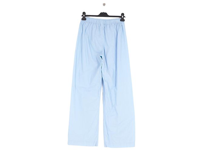 Autre Marque COMME SI Weite hellblaue Baumwollhose - Ansicht 2