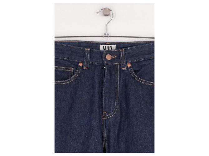 Autre Marque Jeans largos de algodão azul marinho MUD JEANS 38 - vista 4
