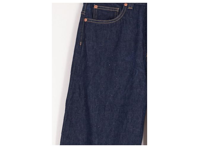Autre Marque Jeans largos de algodão azul marinho MUD JEANS 38 - vista 5