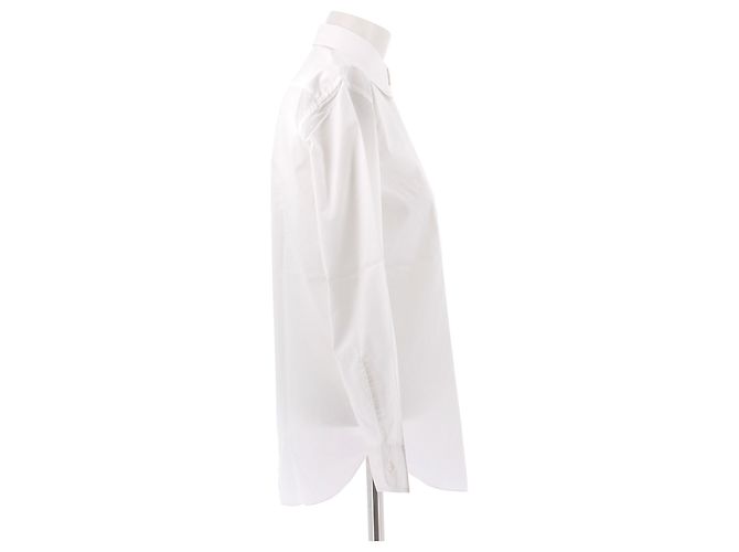 Camisa Hermès de algodón blanca Blanco - vista 3