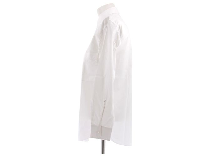 Camisa Hermès de algodón blanca Blanco - vista 4
