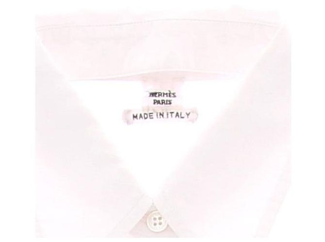Camisa Hermès de algodón blanca Blanco - vista 5