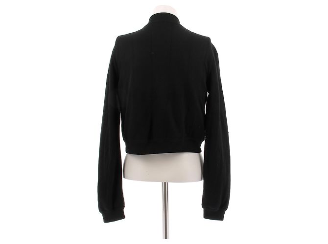 Hermès Chaleco negro con panel - vista 2