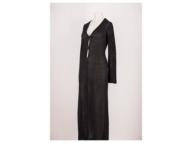 Autre Marque THE GARMENT Cardigan aus Baumwolle Schwarz - Ansicht 4