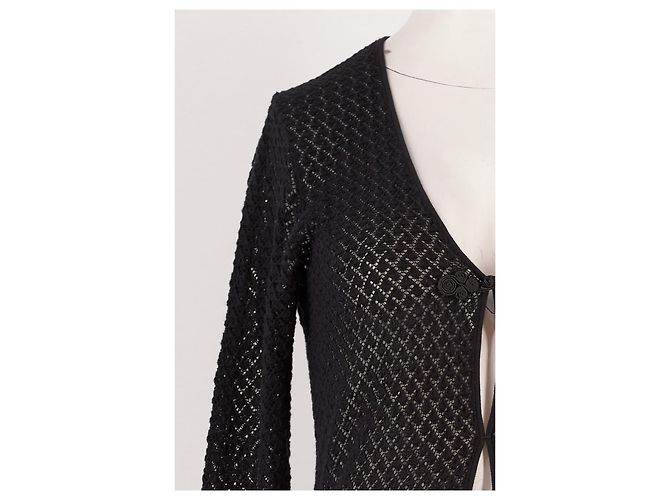 Autre Marque THE GARMENT Cardigan aus Baumwolle Schwarz - Ansicht 5
