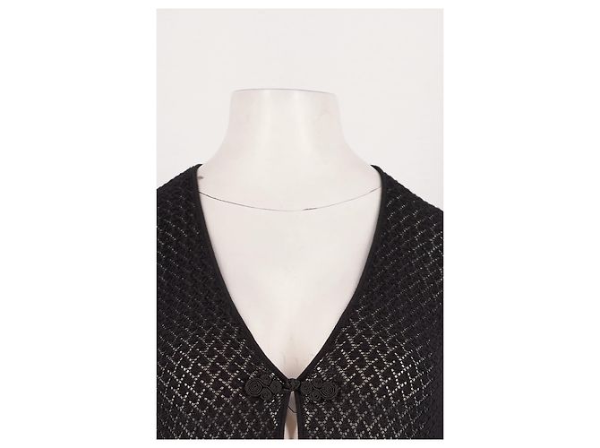 Autre Marque THE GARMENT Cardigan aus Baumwolle Schwarz - Ansicht 6