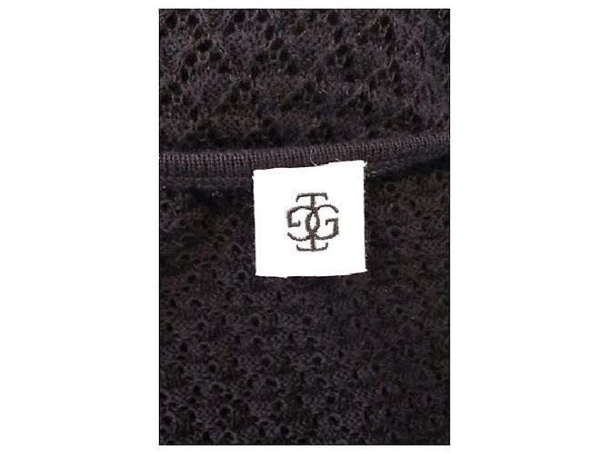 Autre Marque THE GARMENT Cardigan aus Baumwolle Schwarz - Ansicht 7