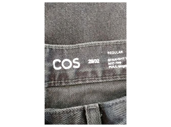 Vaqueros de pierna recta en denim azul cerceta Cos - vista 5