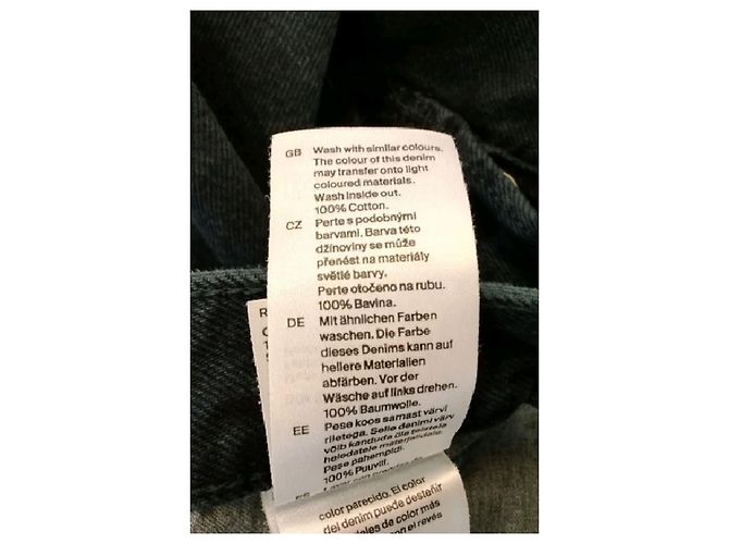 Vaqueros de pierna recta en denim azul cerceta Cos - vista 6
