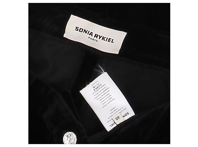 Sonia Rykiel Pantaloni in velluto nero - vista 5