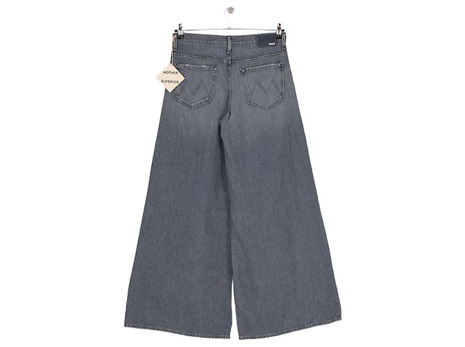 Jeans Mother a gamba larga in cotone grigio Taglia 29 - vista 2