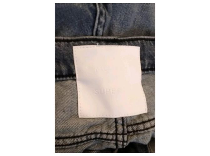 Jeans Mother a gamba larga in cotone grigio Taglia 29 - vista 5