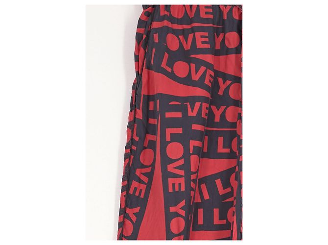 Autre Marque Rote Seidenhose - Ansicht 4