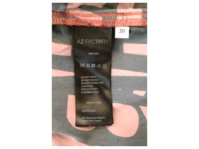 Autre Marque Rote Seidenhose - Ansicht 6